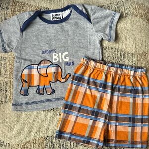LIKE NEW Elephant Short Set